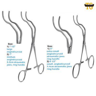 Gregory Clamp, surgical instruments, TGI's own catalog photograph
