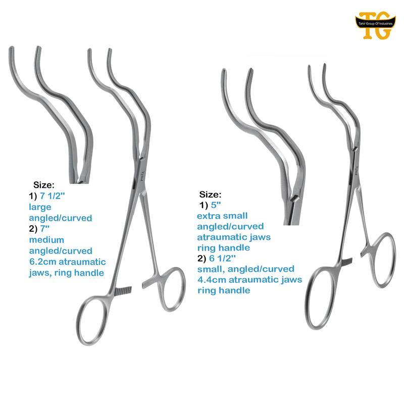 Gregory Clamp, surgical instruments, TGI's own catalog photograph
