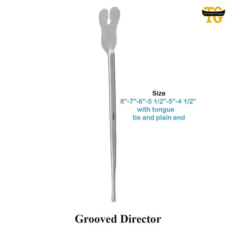 Grooved Director, surgical instruments, TGI's own catalog photograph
