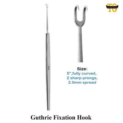 Guthrie Fixation Hook, surgical instruments, TGI's own catalog photograph