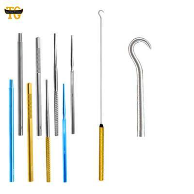 Gynae Iris Hook, gynecology instruments, TGI's own catalog photograph