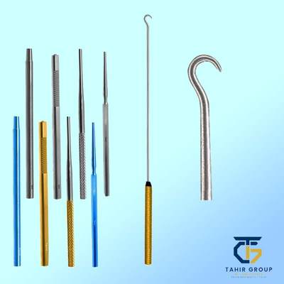 Gynae Iris Hook, gynecology instruments, TGI's own catalog photograph