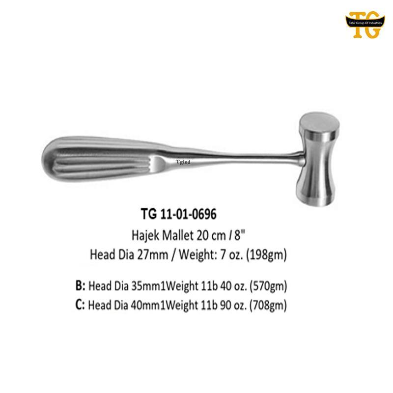 Hajek Mallet, orthopedic instruments, TGI's own catalog photograph