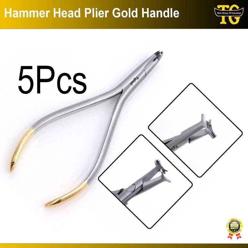 Hammer Head Plier 5 Pcs Set, dental instruments, TGI's own catalog photograph