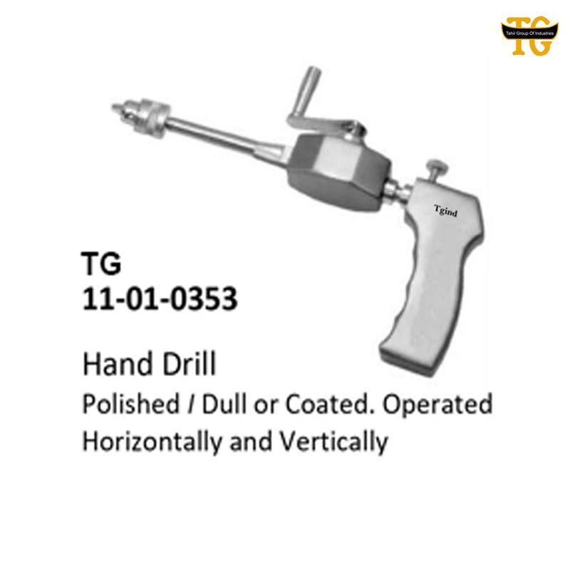 Hand Drill, orthopedic instruments, TGI's own catalog photograph