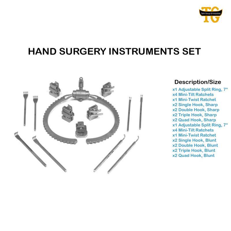 Hand Surgery Retractor, surgical instruments, TGI's own catalog photograph