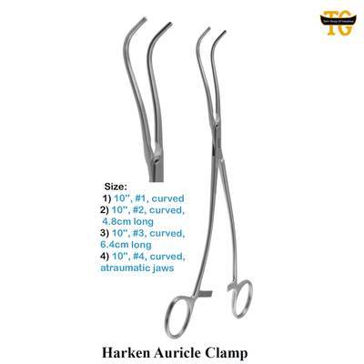 Harken Clamp, surgical instruments, TGI's own catalog photograph
