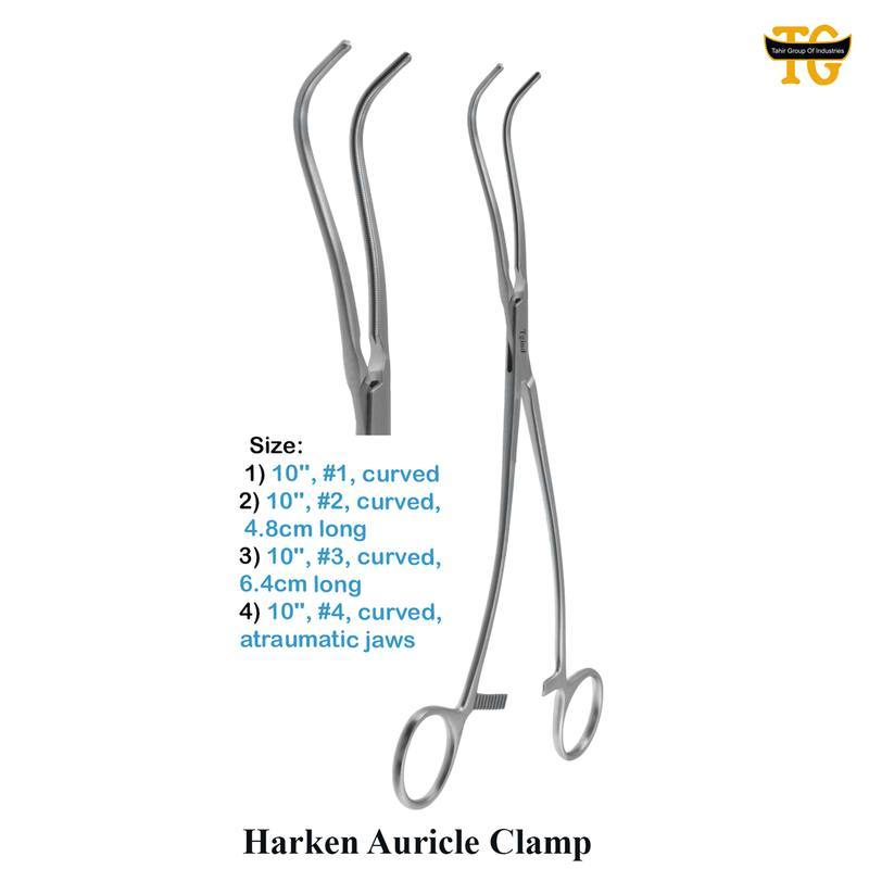 Harken Clamp, surgical instruments, TGI's own catalog photograph