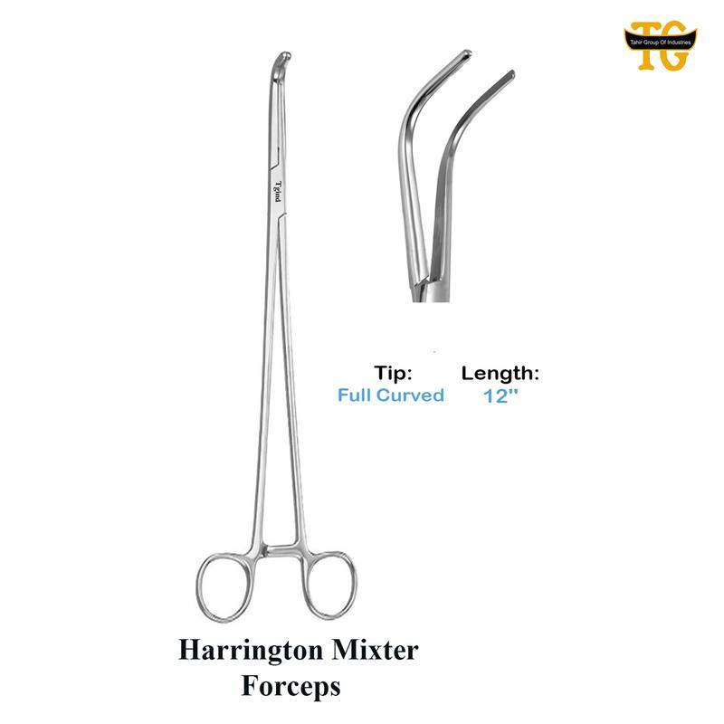 Harrington Mixter Forceps, surgical instruments, TGI's own catalog photograph