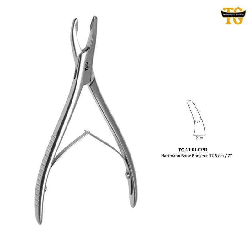 Hartmann Bone Rongeur, orthopedic instruments, TGI's own catalog photograph