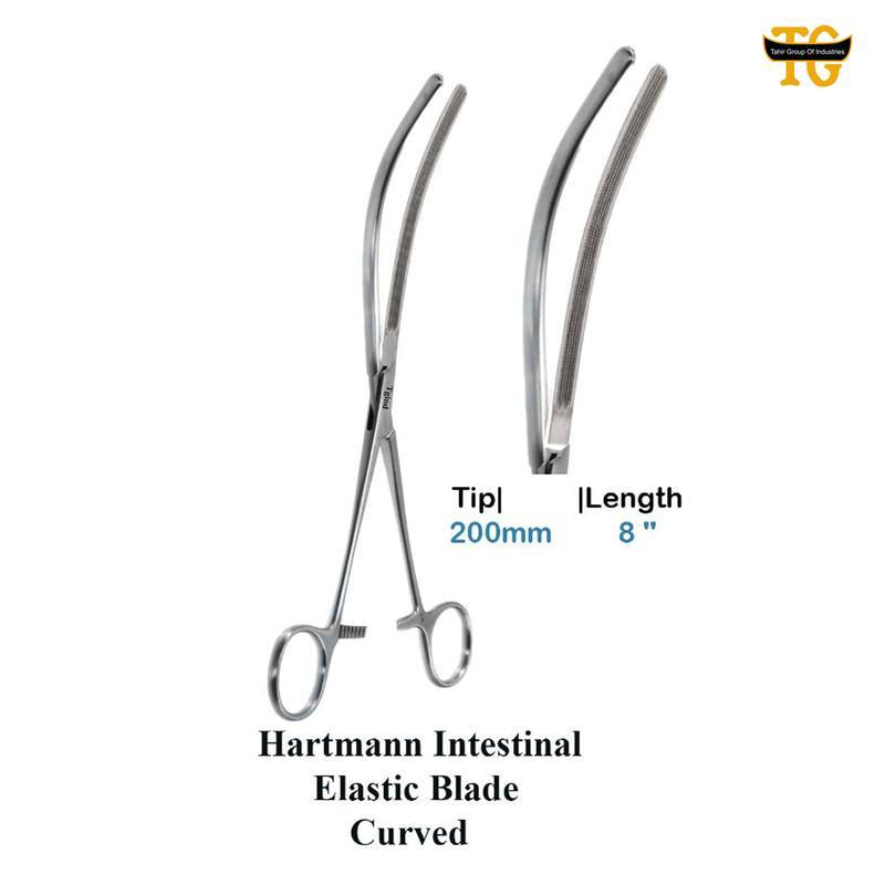Hartmann Intestinal Forceps, surgical instruments, TGI's own catalog photograph
