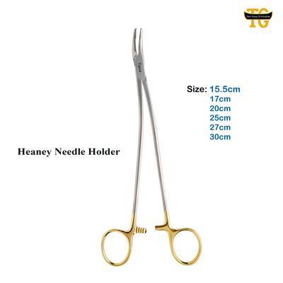 Heaney Needle Holder, surgical instruments, TGI's own catalog photograph