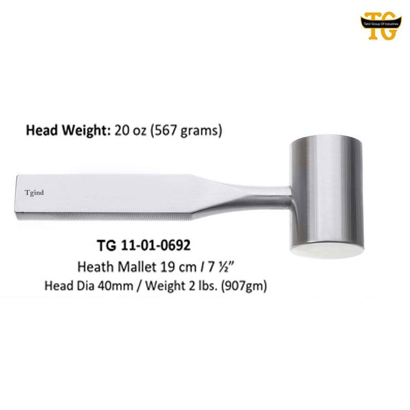 Heath Mallet, orthopedic instruments, TGI's own catalog photograph