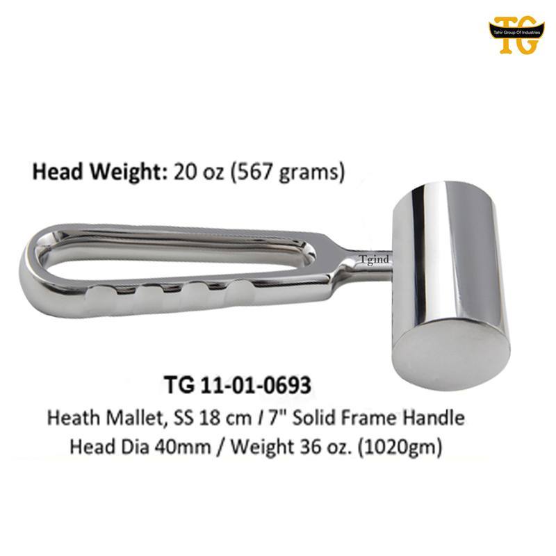 Heath Mallet, orthopedic instruments, TGI's own catalog photograph