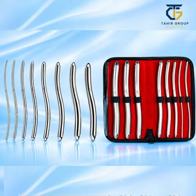 Hegar Dilator Set with Case, gynecology instruments, TGI's own catalog photograph