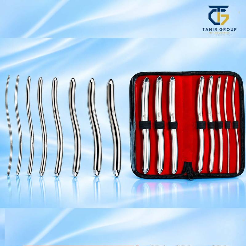 Hegar Dilator Set with Case, gynecology instruments, TGI's own catalog photograph