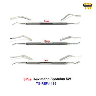 Heidman Spatula Set, dental instruments, TGI's own catalog photograph
