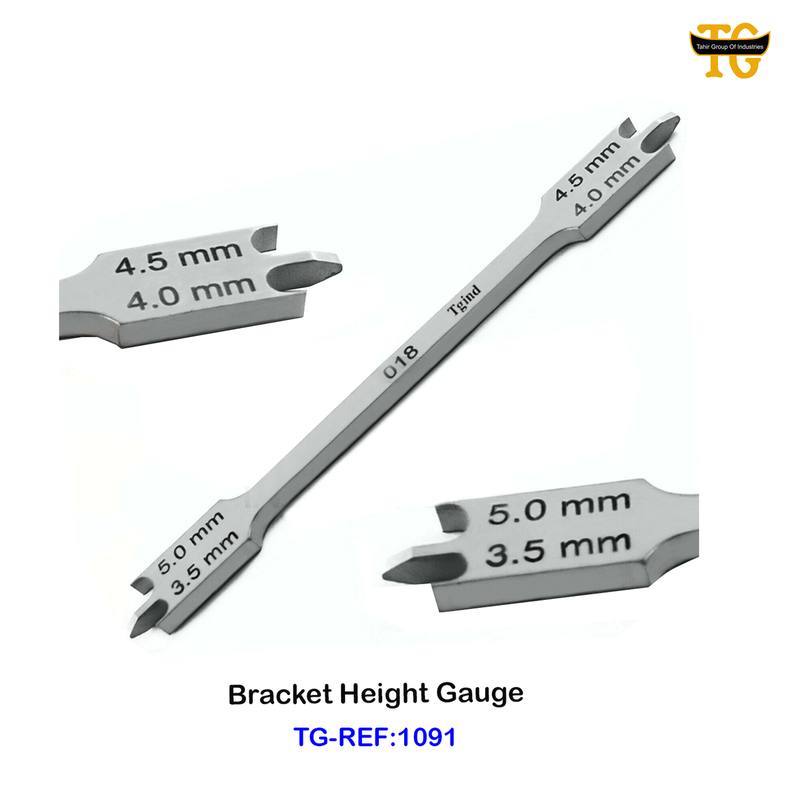 Height Gauge, dental instruments, TGI's own catalog photograph