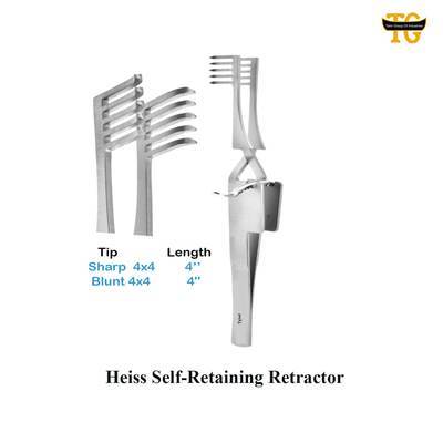 Heiss Retractor, TGI's own catalogue photograph