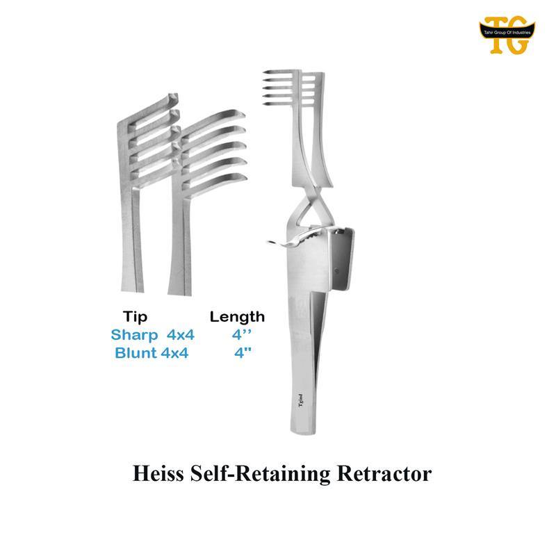 Heiss Retractor, surgical instruments, TGI's own catalog photograph