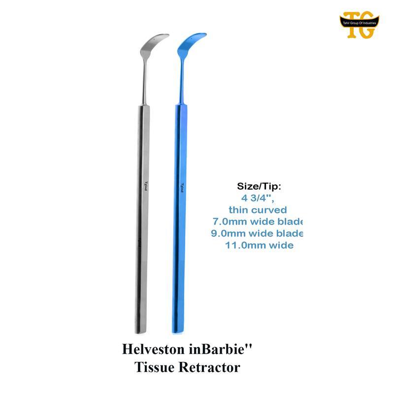 Helveston Retractor, surgical instruments, TGI's own catalog photograph