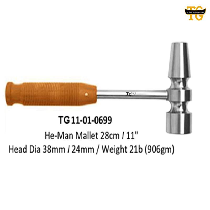 He-Man Mallet, orthopedic instruments, TGI's own catalog photograph