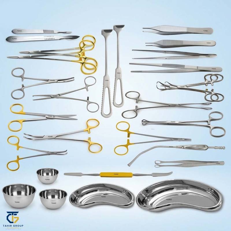 Herniorrhaphy Surgery Set, surgical instrument sets, TGI's own catalog photograph
