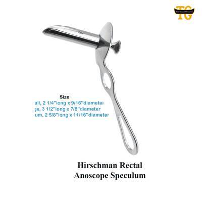 HirschmanAnal Speculum, surgical instruments, TGI's own catalog photograph