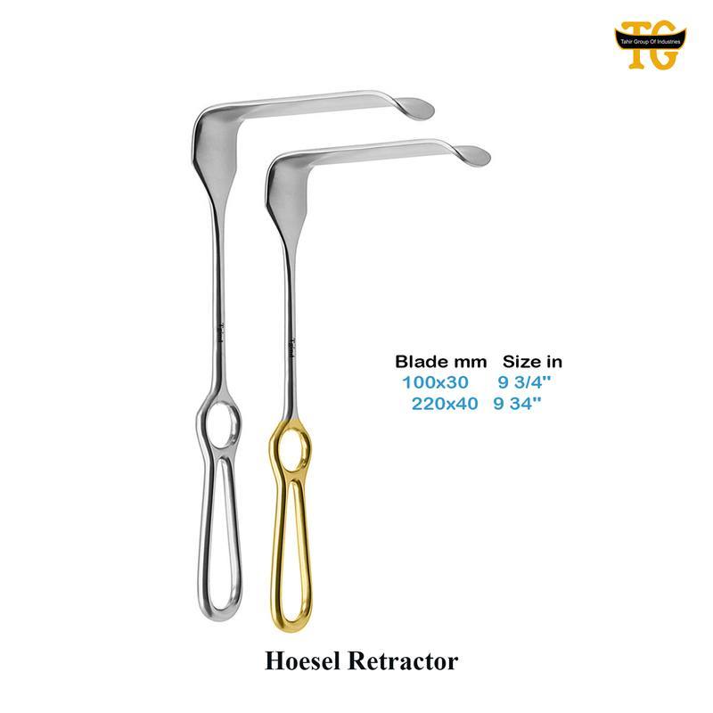 Hoesel Retractor, surgical instruments, TGI's own catalog photograph