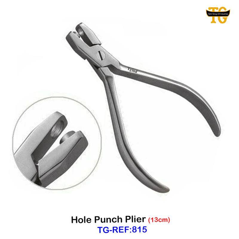 Hole Punch Plier, dental instruments, TGI's own catalog photograph