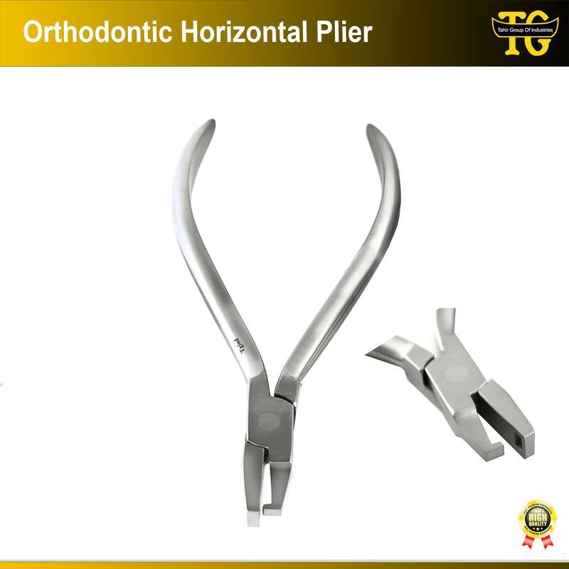 Orthodontic Horizontal Plier, dental instruments, TGI's own catalog photograph
