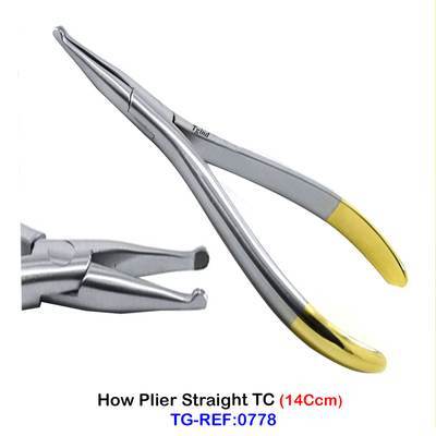 How Plier TC, dental instruments, TGI's own catalog photograph