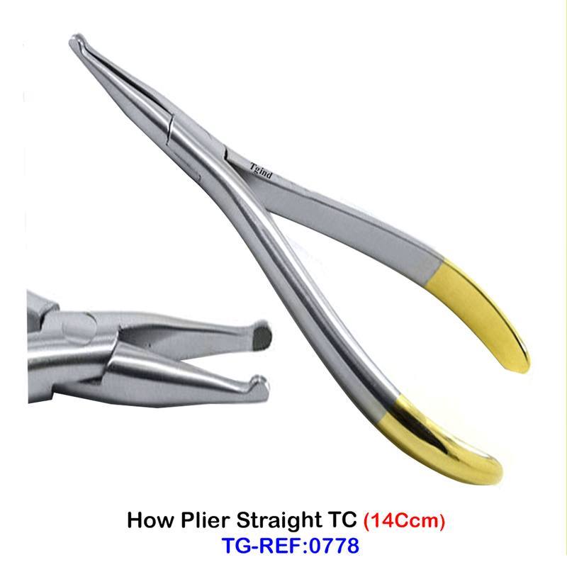 How Plier TC, dental instruments, TGI's own catalog photograph