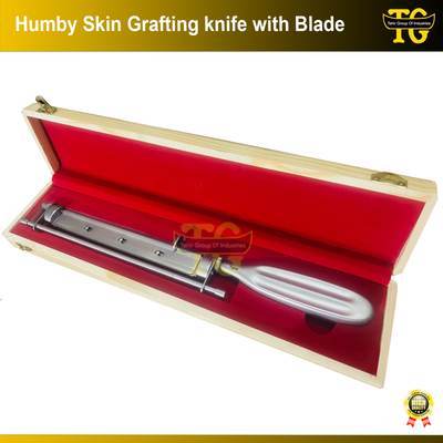Humby Skin Grafting Knife, surgical instruments, TGI's own catalog photograph