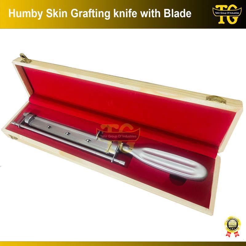 Humby Skin Grafting Knife, surgical instruments, TGI's own catalog photograph