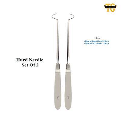 Hurd Needle Set Of 2, surgical instruments, TGI's own catalog photograph