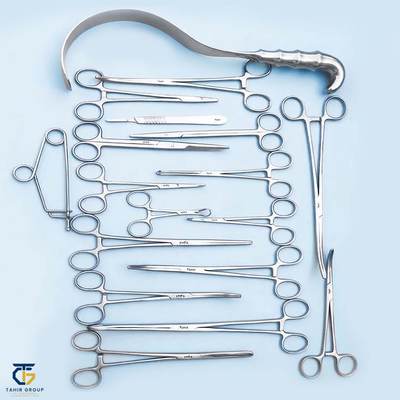 Hysterectomy Instruments Set, surgical instrument sets, TGI's own catalog photograph