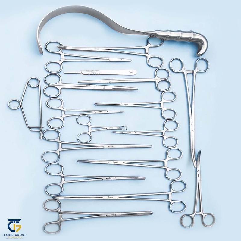 Hysterectomy Instruments Set, surgical instrument sets, TGI's own catalog photograph