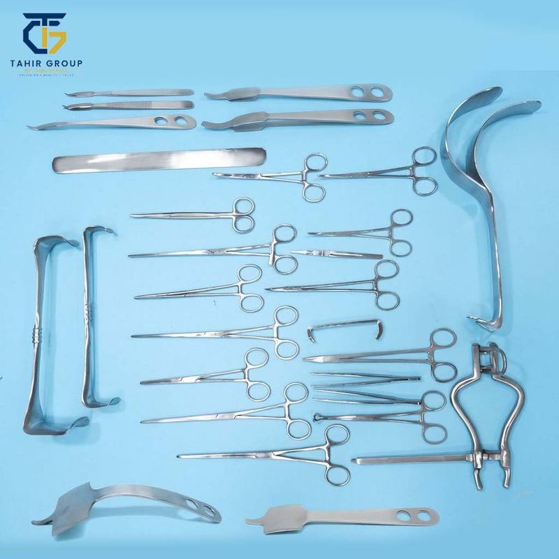 Hysterectomy Surgery Set, gynecology instruments, TGI's own catalog photograph