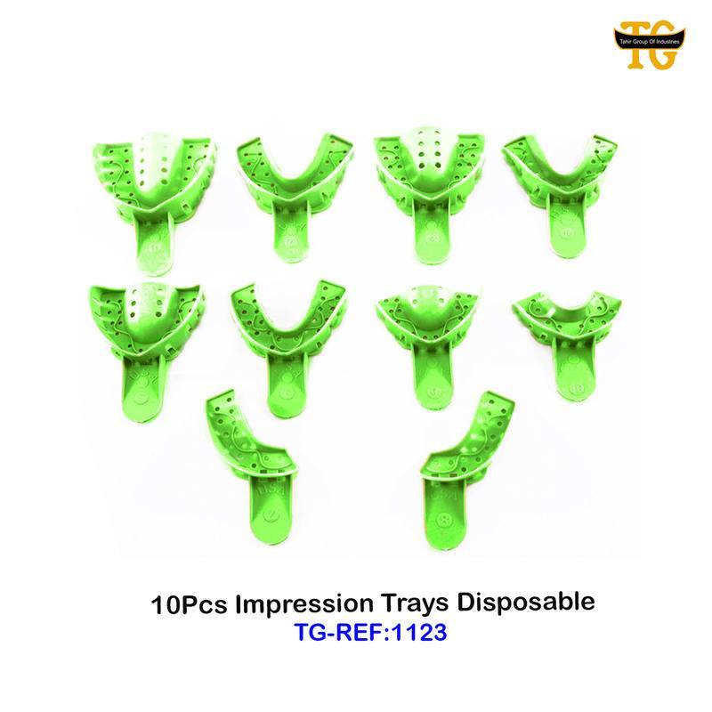 10Pcs Impression Trays Disposable, dental instruments, TGI's own catalog photograph