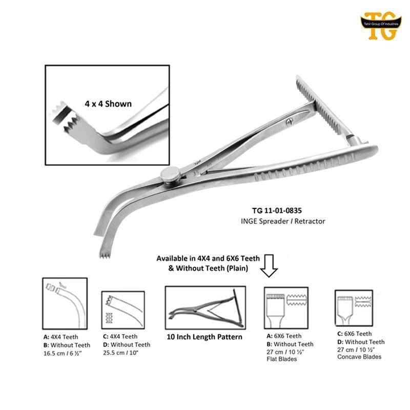 INGE Spreader / Retractor, orthopedic instruments, TGI's own catalog photograph