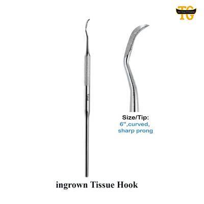 Ingrown Tissue Hook, surgical instruments, TGI's own catalog photograph