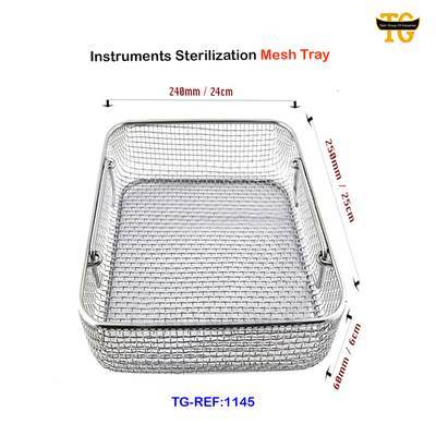 Instruments Sterilization Mesh Tray, dental instruments, TGI's own catalog photograph