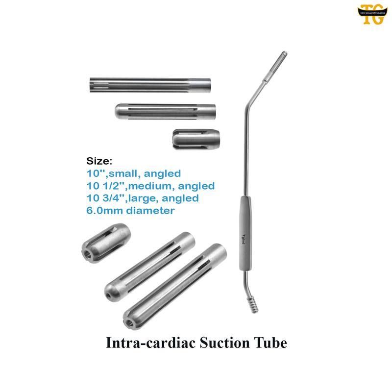 Intra Cardiac Suction Tube, surgical instruments, TGI's own catalog photograph