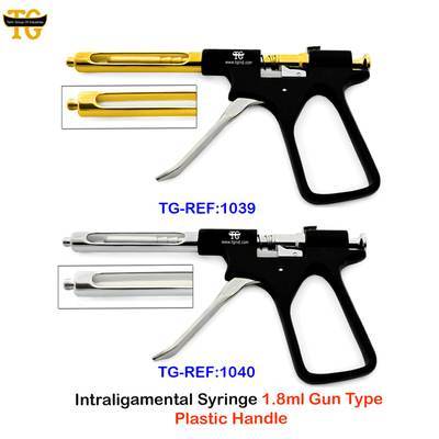 Intraligamental Syringe, dental instruments, TGI's own catalog photograph