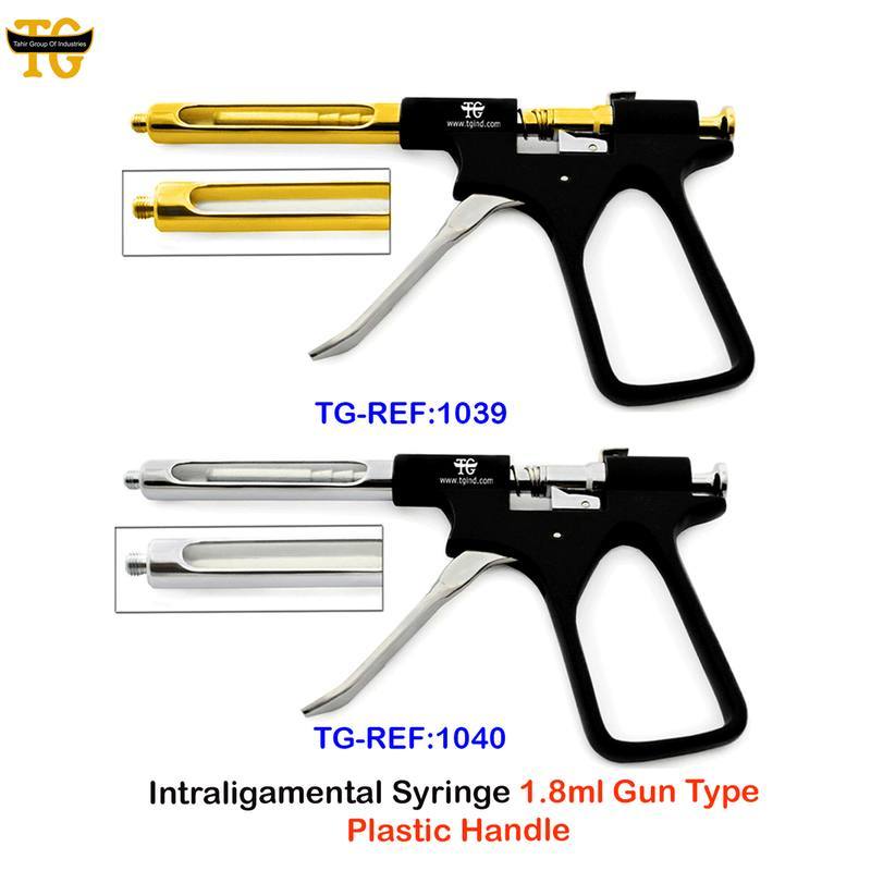 Intraligamental Syringe, dental instruments, TGI's own catalog photograph