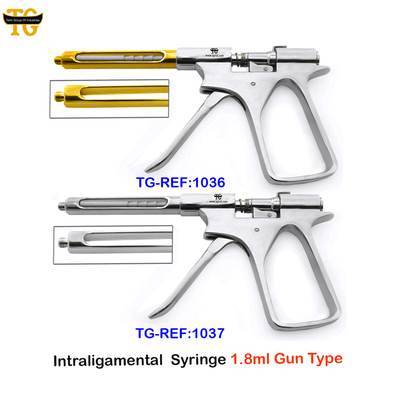 Intraligamental Syringe, dental instruments, TGI's own catalog photograph