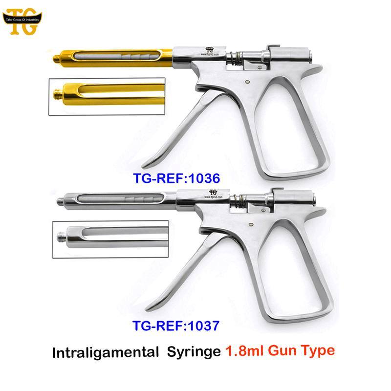 Intraligamental Syringe, dental instruments, TGI's own catalog photograph