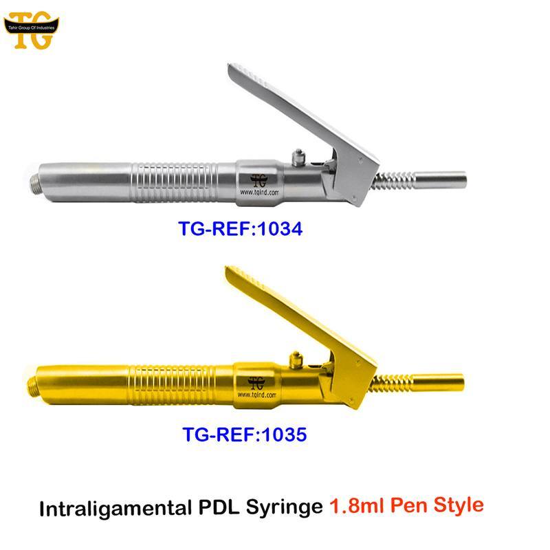 Intraligamental PDL Syringe, dental instruments, TGI's own catalog photograph