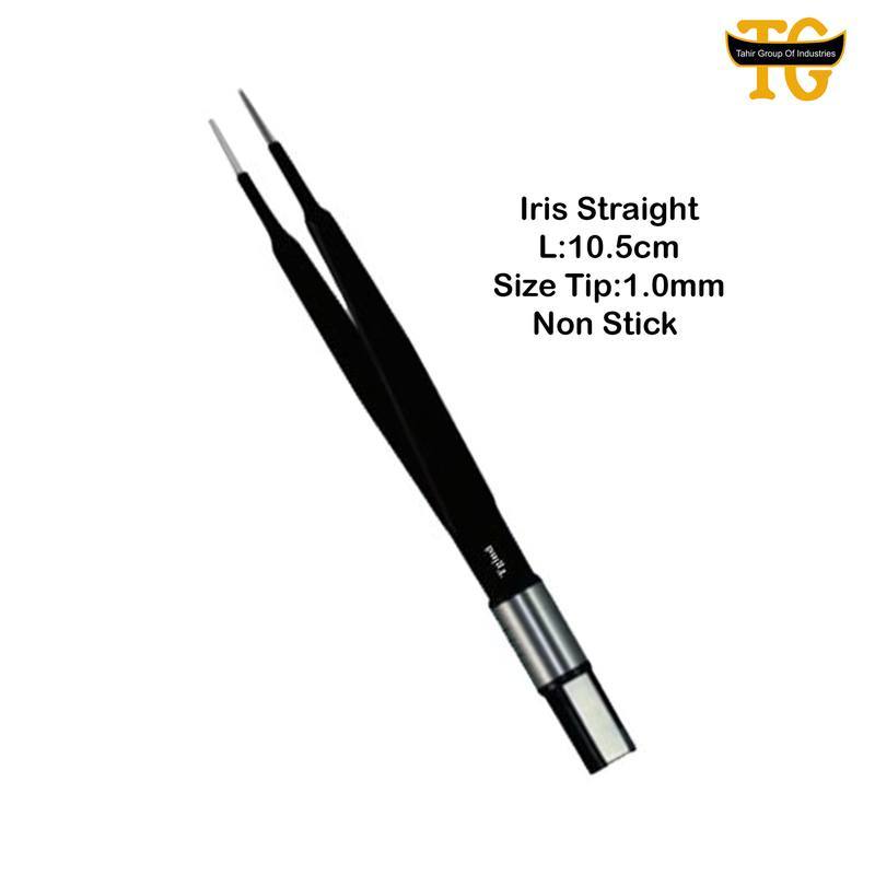Iris Forceps, electrosurgical instruments, TGI's own catalog photograph